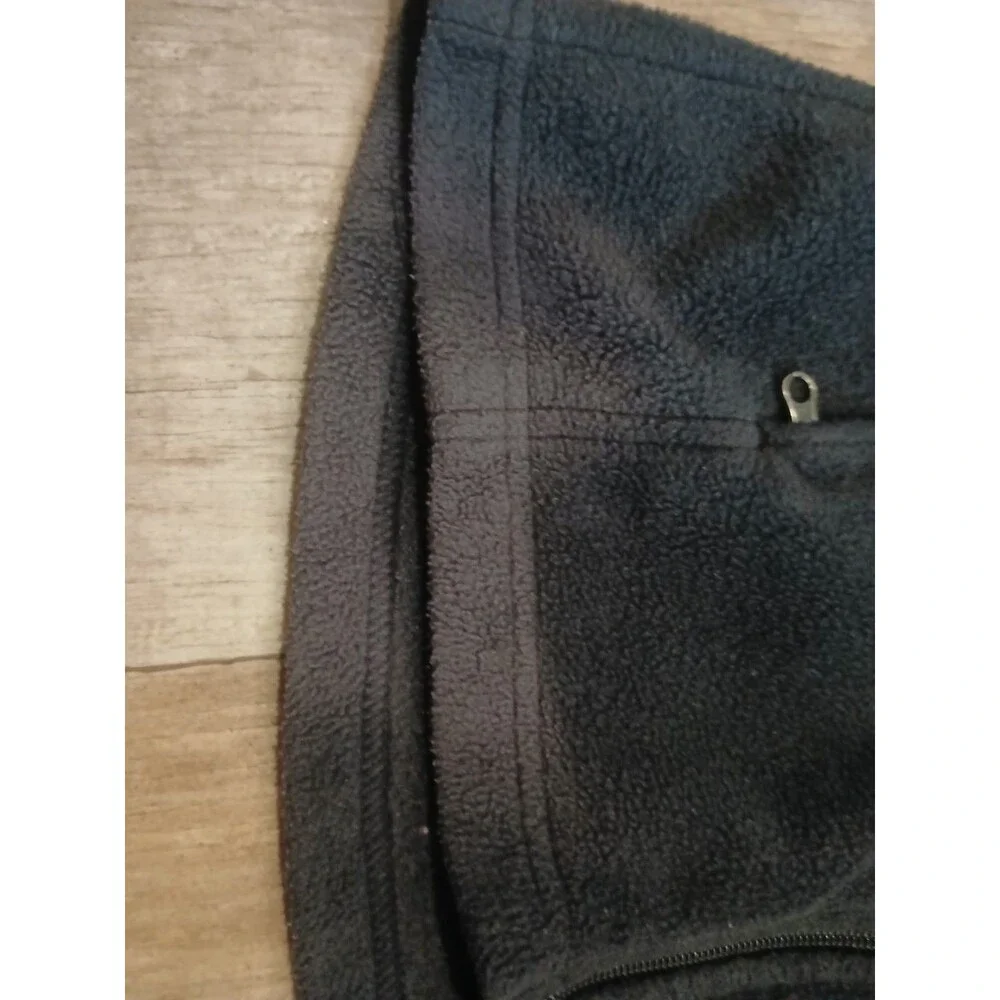Columbia Youth Fleece Jacket; Gray, Size L (14/16); Long Sleeve Full Zip *Defect